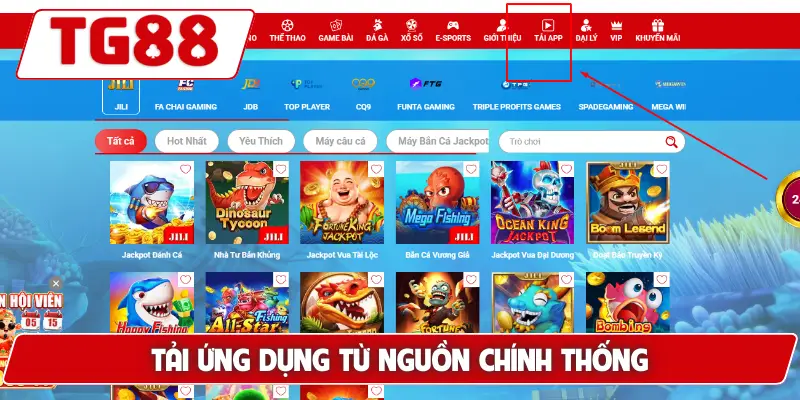 Hướng Dẫn Tải App TG88 - Trải Nghiệm Mượt Mà Nhất 2026 7 Tải ứng dụng từ nguồn chính thống